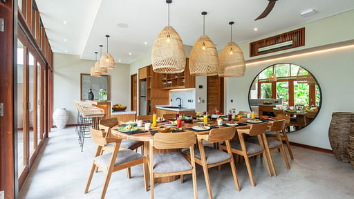 Villa Kabaya Dining area