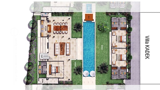 Villa Kadek Floor plan