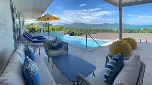 Villa Kahala Sunset Estates Terrasse