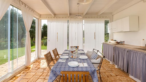 Villa Kairos Dining area