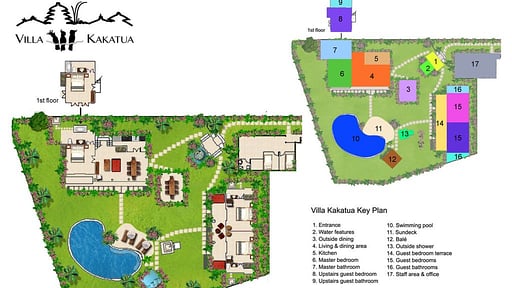 Villa Kakatua Floor plan