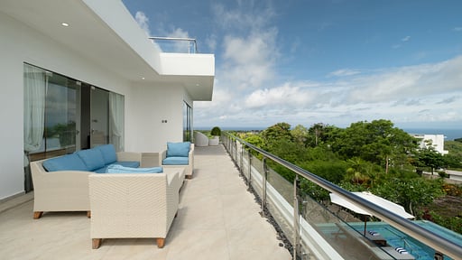 Villa Kalibali Terrasse/Veranda