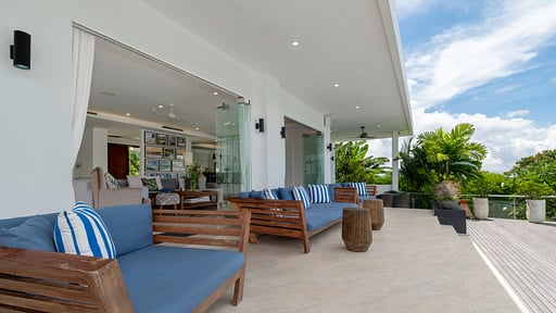 Villa Kalibali Terrasse/Veranda