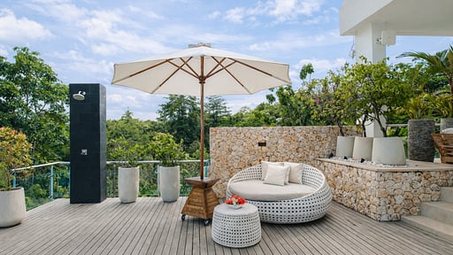 Villa Kalibali Terrasse/Veranda
