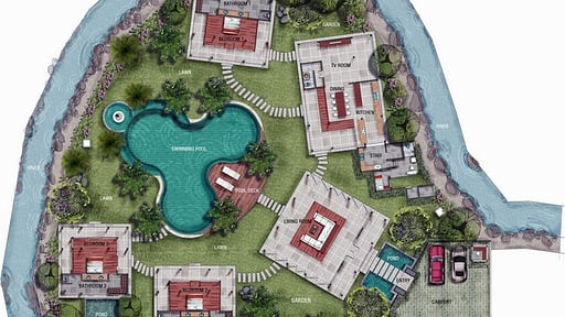 Villa Kalua Floor plan
