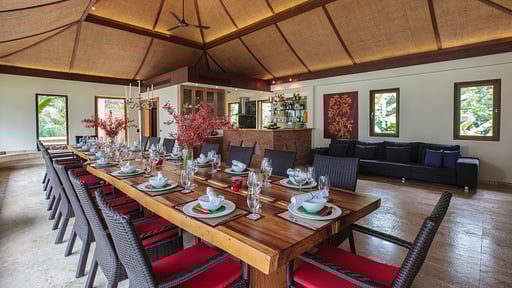 Villa Kalyana Dining area