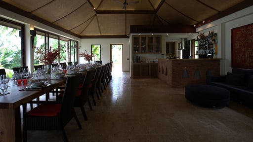 Villa Kalyana Dining area