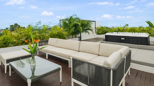 Villa Kamag Rooftop lounge