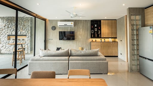 Villa Kamala 4 Woonkamer