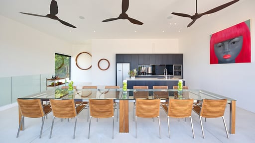 Villa Kamelia Dining area