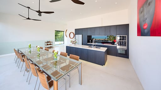 Villa Kamelia Dining area