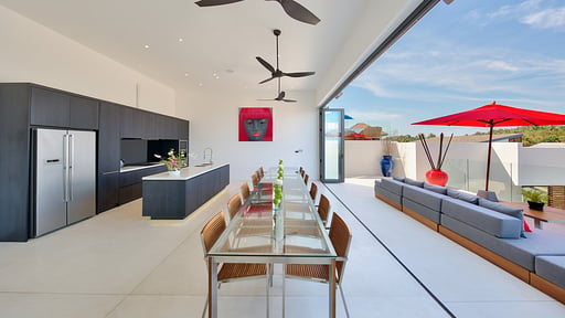 Villa Kamelia Dining area