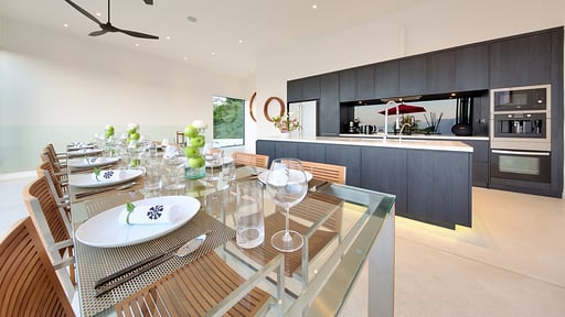 Villa Kamelia Dining area