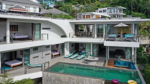 Villa Kamonchat Drone foto's