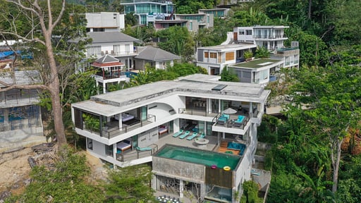 Villa Kamonchat Drone foto's