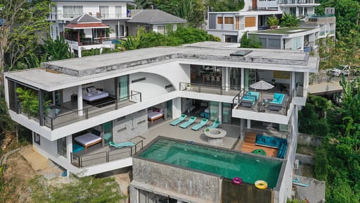 Villa Kamonchat Drone foto's