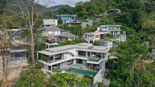 Villa Kamonchat Drone foto's