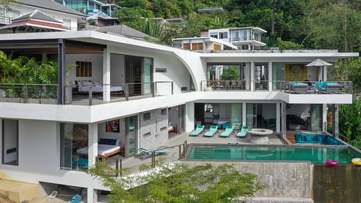 Villa Kamonchat Drone foto's