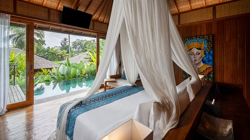 Villa Kappa Senses Garden View Bedroom 