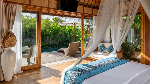 Villa Kappa Senses Garden View Bedroom 