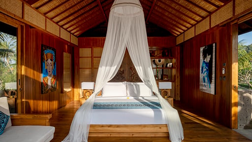 Villa Kappa Senses Rice Field Bedroom 