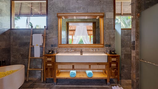 Villa Kappa Senses Rice Field Bedroom 