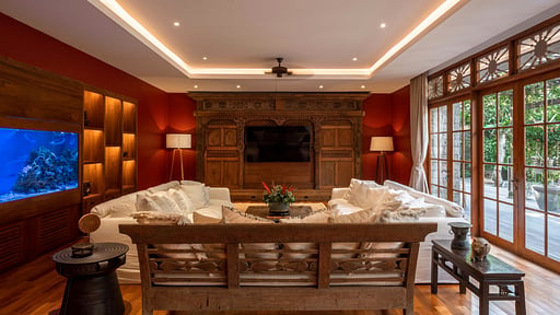 Villa Kapungkur Media room