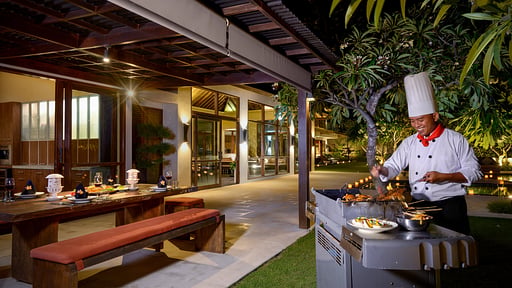 Villa Karang Kembar Tiga Dining area