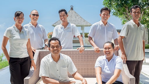 Villa Karang Kembar Tiga Villa staff