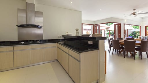 Villa Kashantre Blue Kitchen