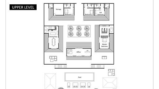 Villa Katrani Floor plan
