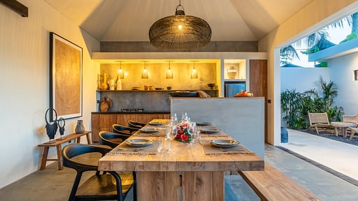 Villa Kazaluca Dining area