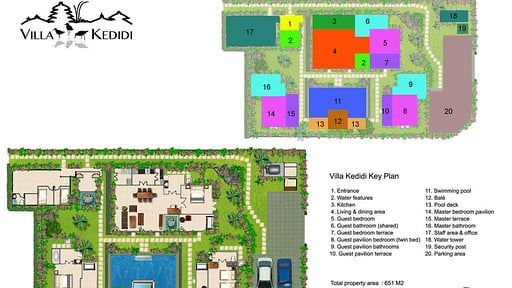 Villa Kedidi Floor plan