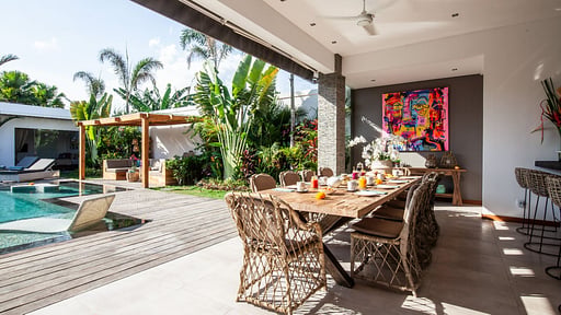 Villa Kelanah Zona de comedor