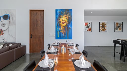 Villa Khalifah Alif Dining area
