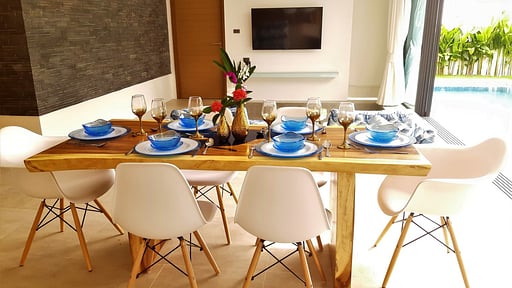 Villa Khao Manee Dining area