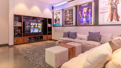Villa Kimaya Media room