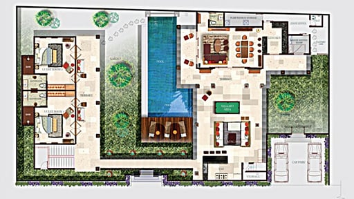 Villa Kinaree Floor plan