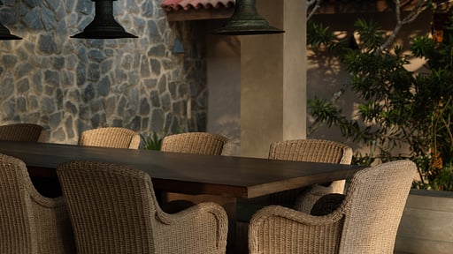 Villa Kirana Dining area