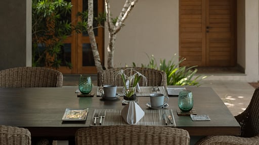 Villa Kirana Dining area