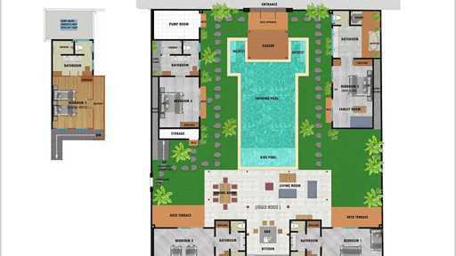 Villa KIU Floor plan