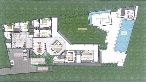 Villa Kubu Dewi Sri Floor plan