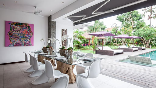 Villa Kundalini Dining area