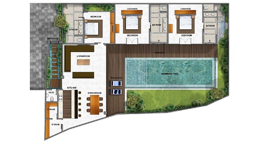 Villa Kyah Floor plan