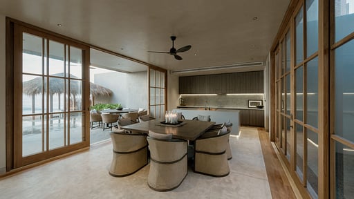 Villa Kyra Dining area