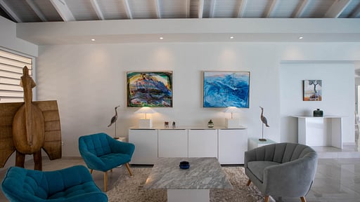 Villa L'Ecume des Jours Woonkamer