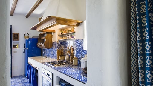 Villa L' Ulivo di Pollara Küche