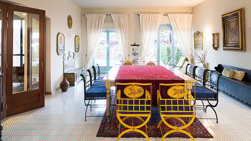 Villa La Boheme Dining area