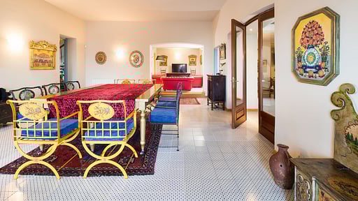 Villa La Boheme Dining area