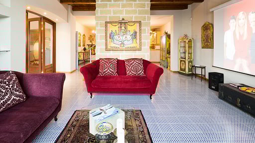 Villa La Boheme Living room 1